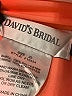 David's Bridal 100% Polyester Orange Cocktail Dress Size 22 - photo 6