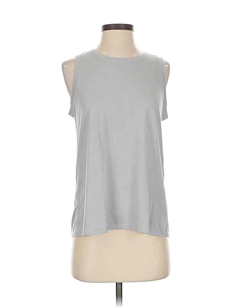 Pre-owned Active By Old Navy Sleeveless T-shirt In Silver