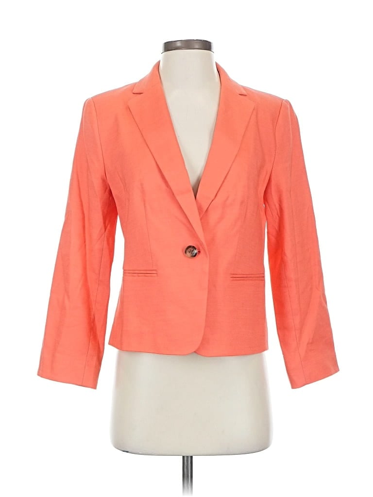 Ann Taylor Blazer Jacket In Orange