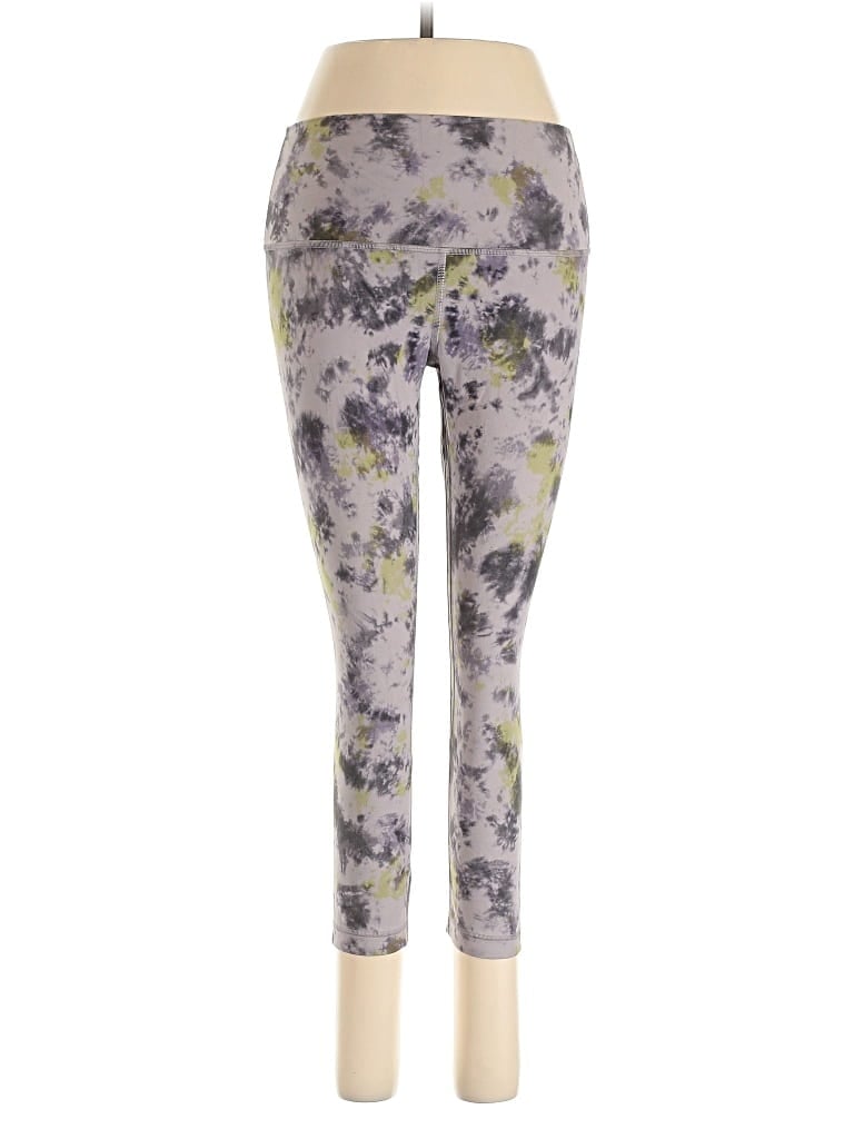 Pre-owned Lululemon Athletica Leggings In Gray