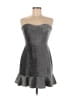 Topshop Metallic Silver Cocktail Dress Size 8 (petite) - photo 1