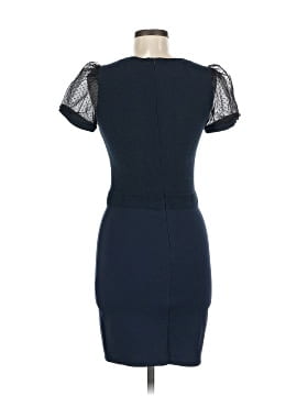 RED VALENTINO スカラップワンピース　シースルー　ネイビー　42 RED VALENTINO スカラップワンピース シースルー ネイビー 42