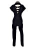 Carolina Ritzler 100% Polyester Solid Black Jumpsuit Size 34 waist - photo 2
