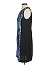 Hale Bob 100% Polyester Graphic Blue Black Cocktail Dress Size S - photo 5