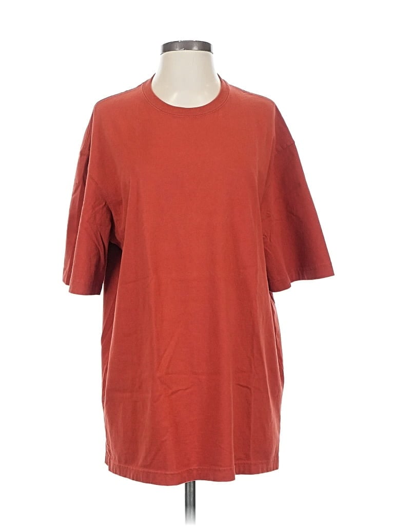 Pre-owned Duluth Trading Co. 3/4 Sleeve T-shirt In Red