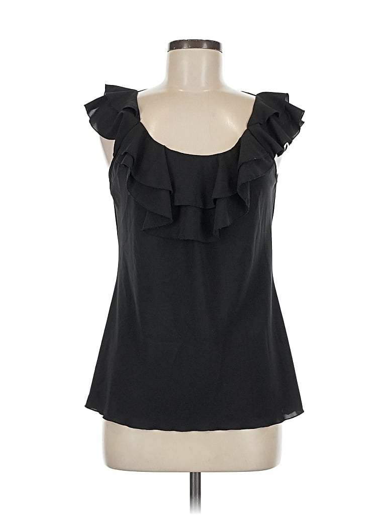 Pre-owned Kenar Sleeveless Blouse In Black