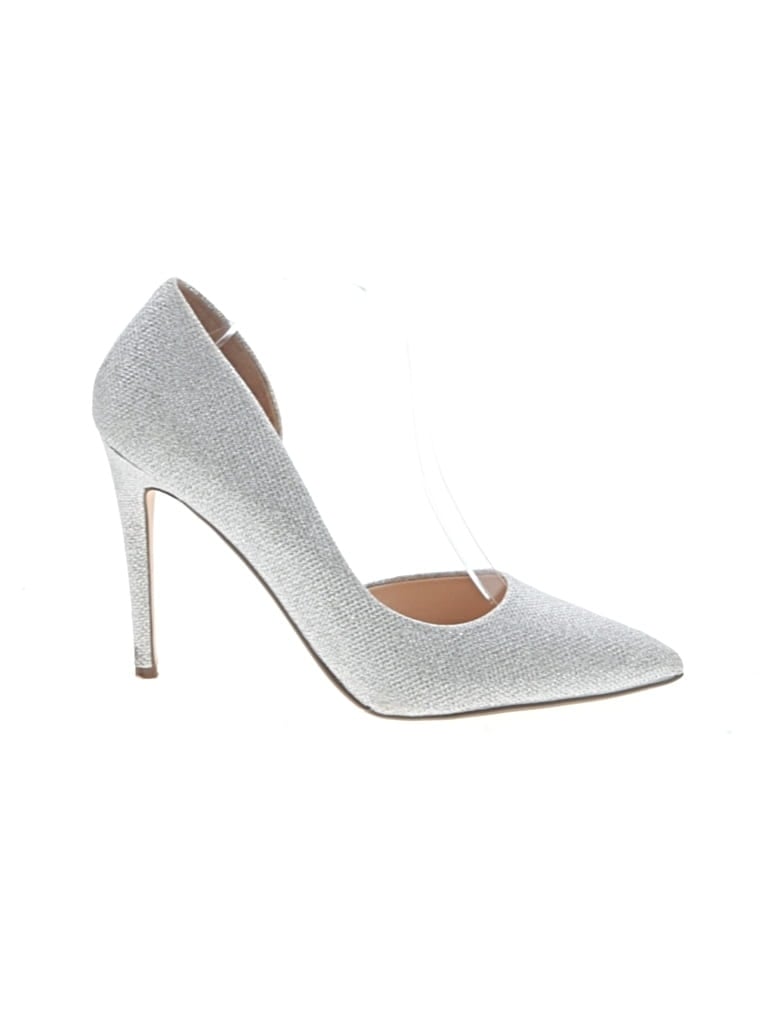 Pre-owned Assorted Brands Heels In Silver