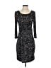 Max and Cleo Animal Print Black Cocktail Dress Size S - photo 1