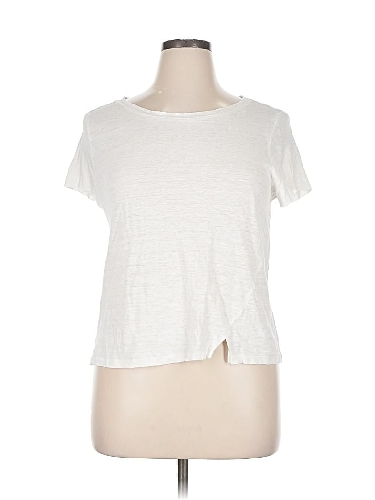 Pre-owned C&c California Short Sleeve T-shirt In White