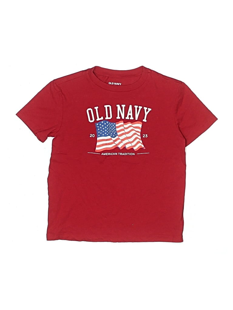 Pre-owned Old Navy Kids' Short Sleeve T-shirt In Red