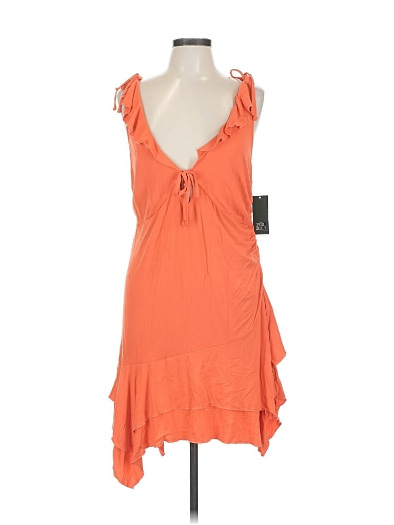 Pre-owned Wild Fable Casual Dress In Orange