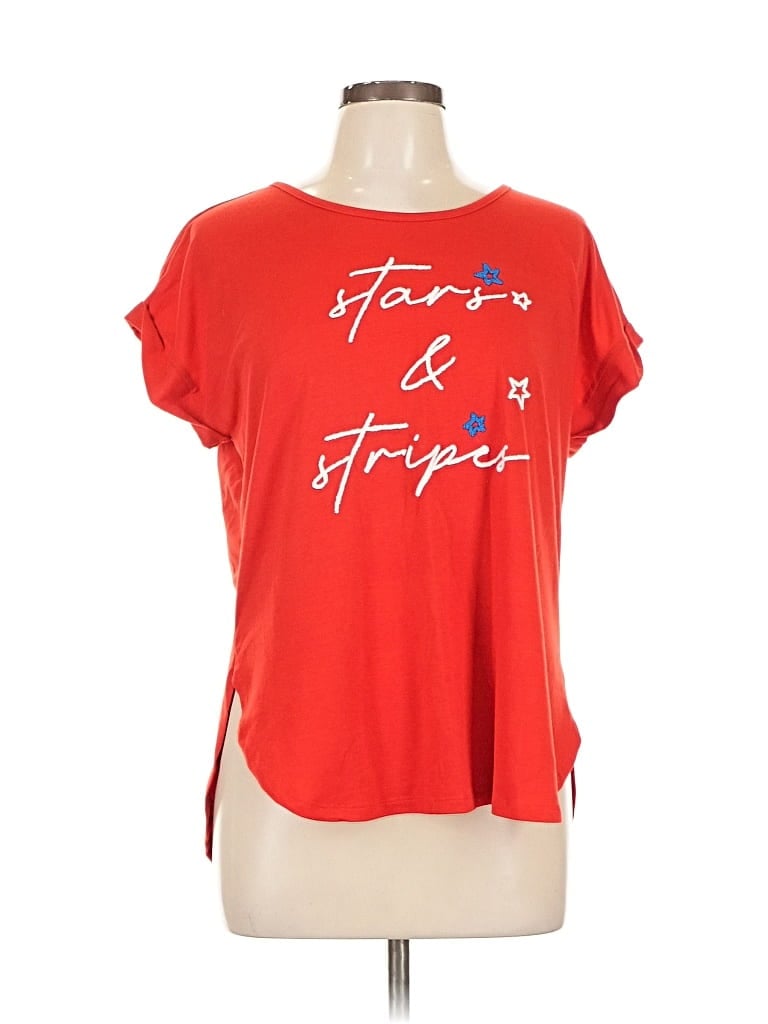 Pre-owned Assorted Brands Short Sleeve T-shirt In Red