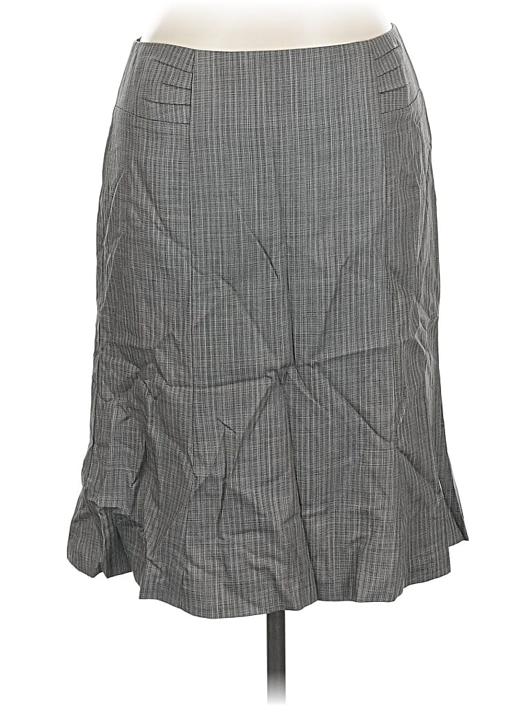 Pre-owned Classiques Entier Wool Skirt In Gray