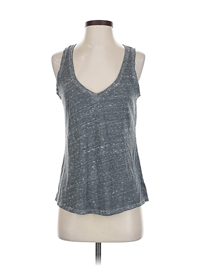 Pre-owned Express One Eleven Tank Top Gray Halter Neckline Tops