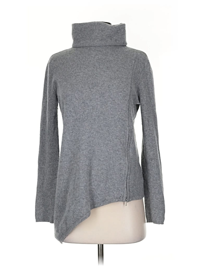 NEIMAN MARCUS Pre-owned Turtleneck Sweater In Gray