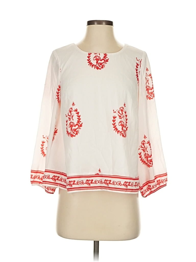 TULAROSA Pre-owned 3/4 Sleeve Blouse In White