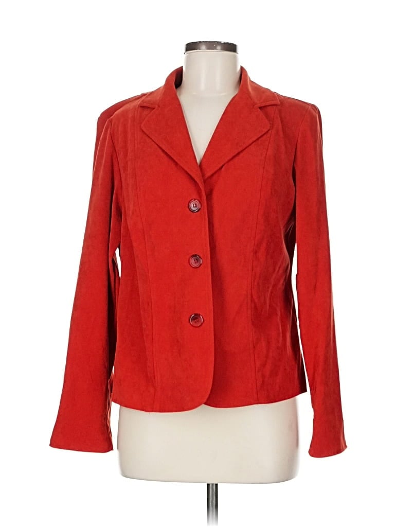 Pre-owned Briggs New York Blazer Jacket In Red