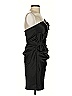 Dalia Macphee 100% Polyester Black Cocktail Dress Size 2 - photo 4