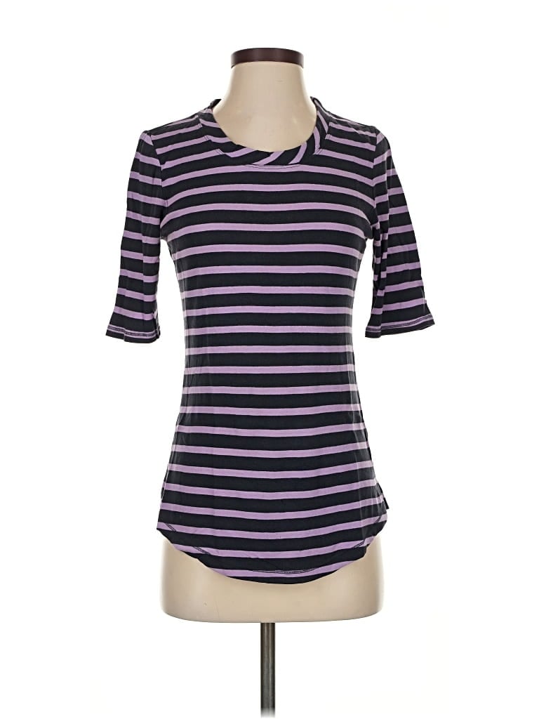 BANANA REPUBLIC Pre-owned 3/4 Sleeve T-shirt In Purple