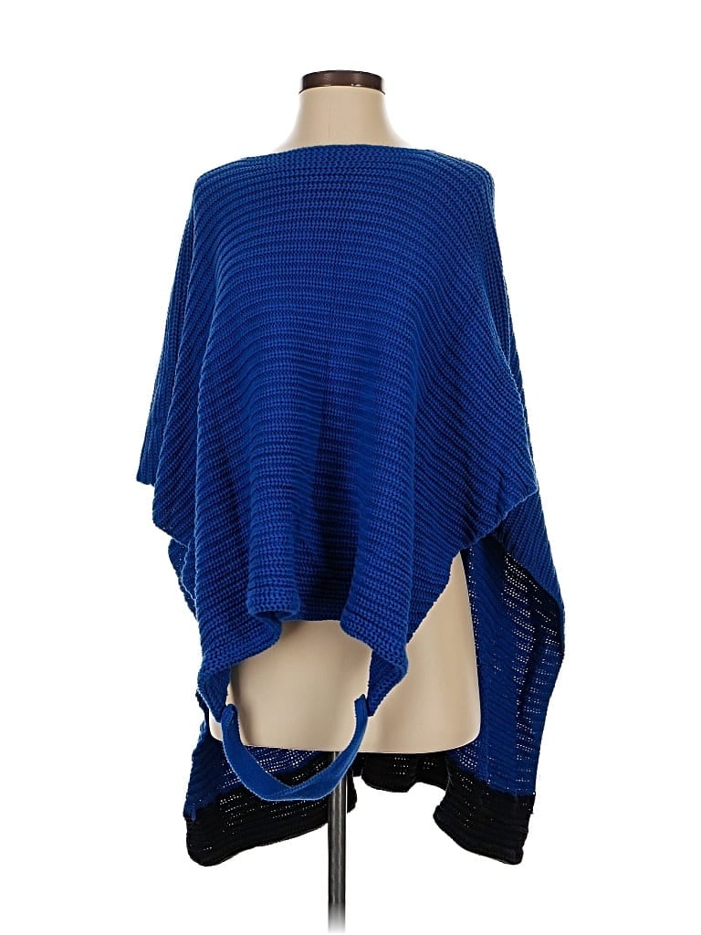 Pre-owned Barbara Bui Poncho In Blue