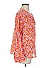 J.Crew 100% Ramie Orange Long Sleeve Blouse Size S - photo 4