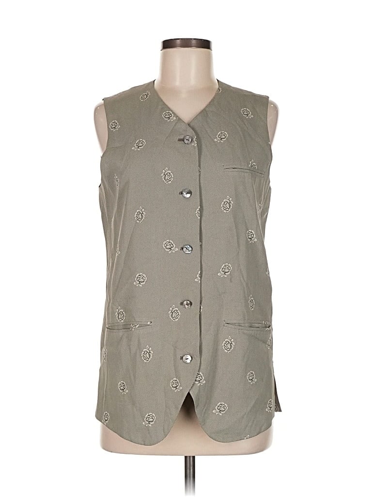 Pre-owned J. Mclaughlin Vest In Brown