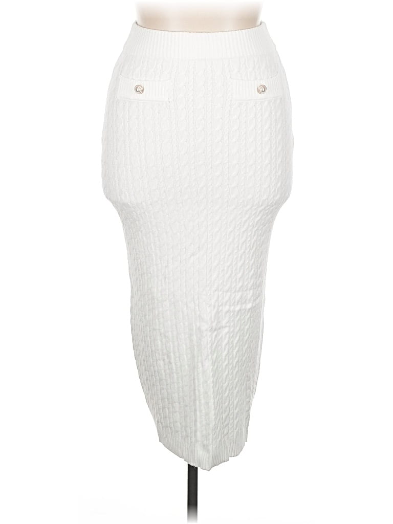Pre-owned On Twelfth Casual Skirt In White