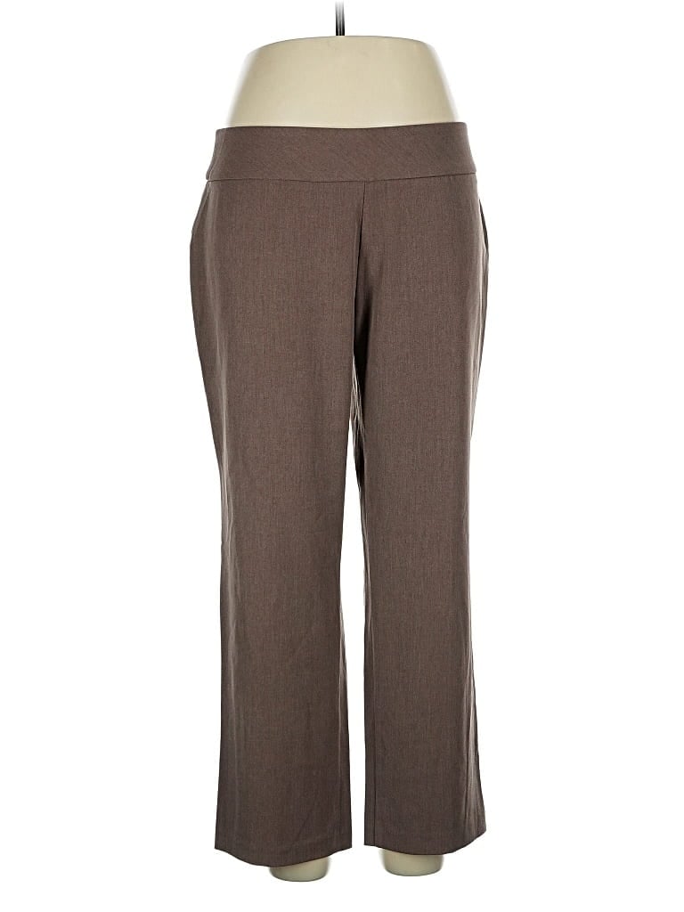 Pre-owned Investments Dress Pants In Brown