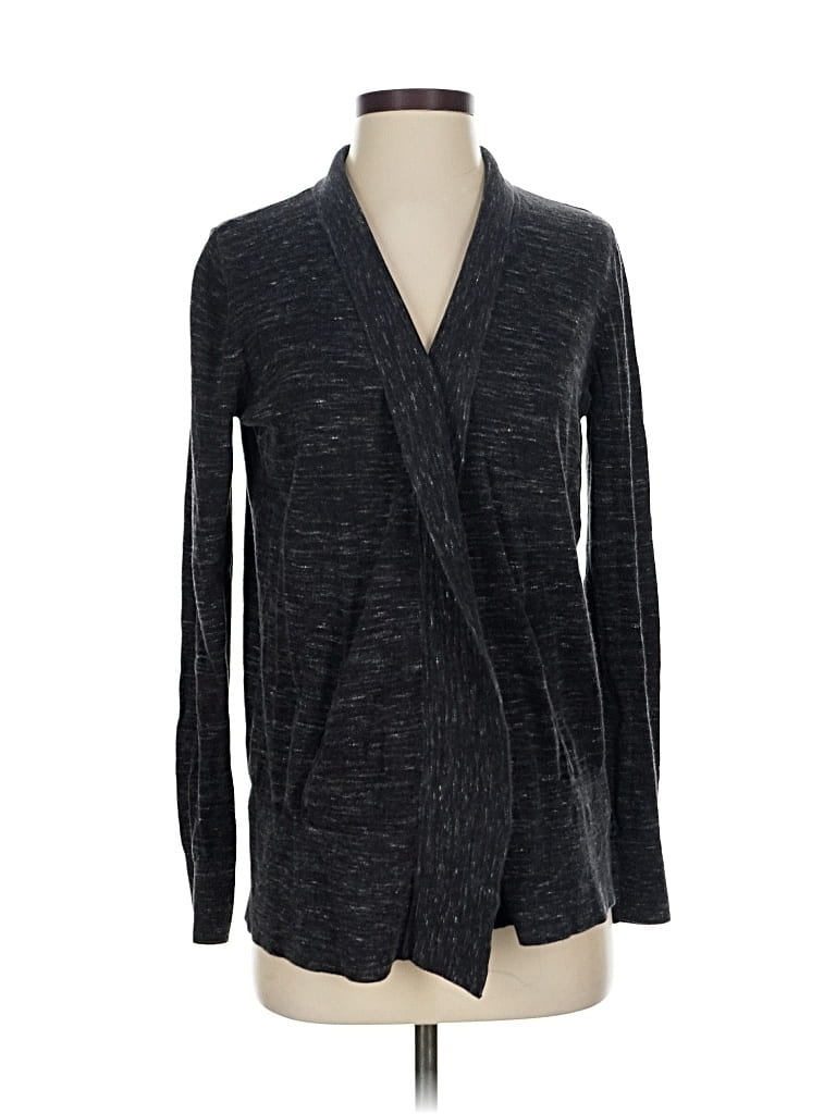 Pre-owned Lou & Grey Cardigan Sweater In Black