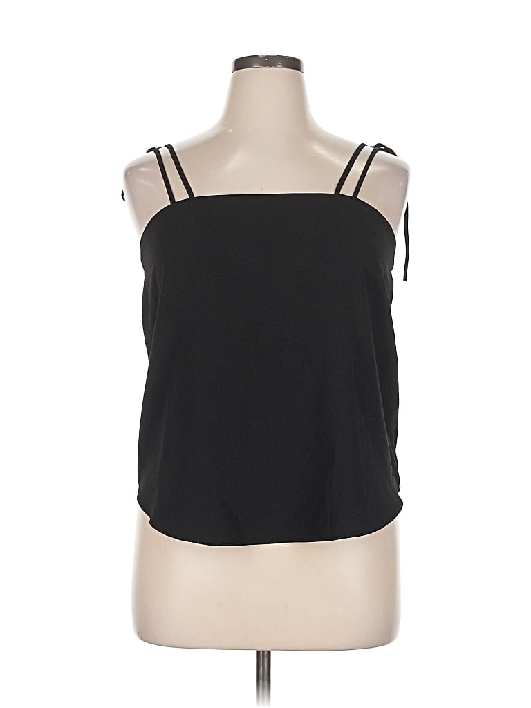 Click to view more detailed imagery on our partner's website Pre-owned River Island Tank Top Black Strapless Neckline Tops