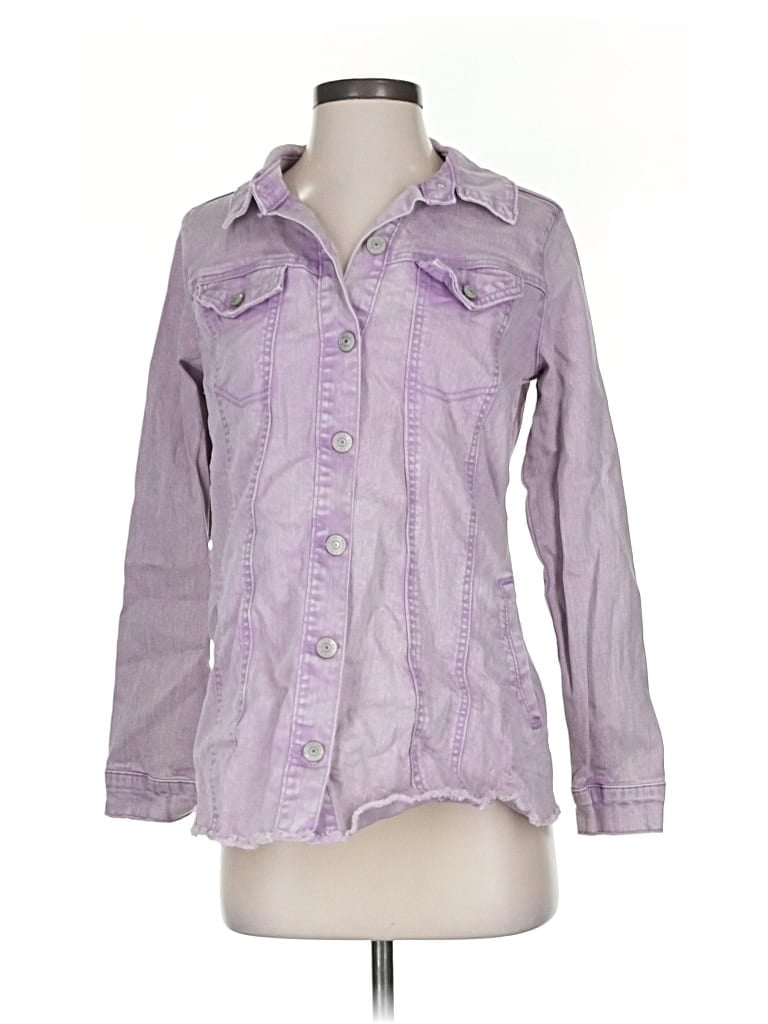 Pre-owned Logo By Lori Goldstein Jacket In Purple