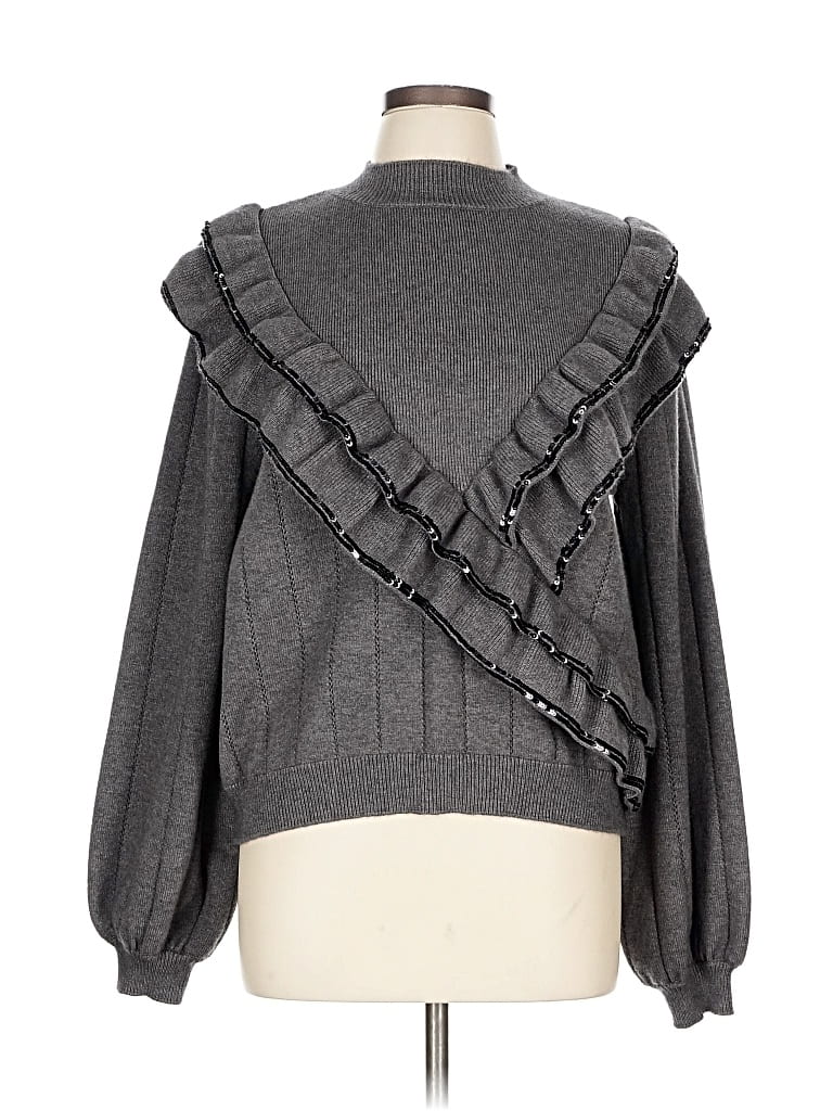 Pre-owned Caballero Cardigan Sweater In Gray