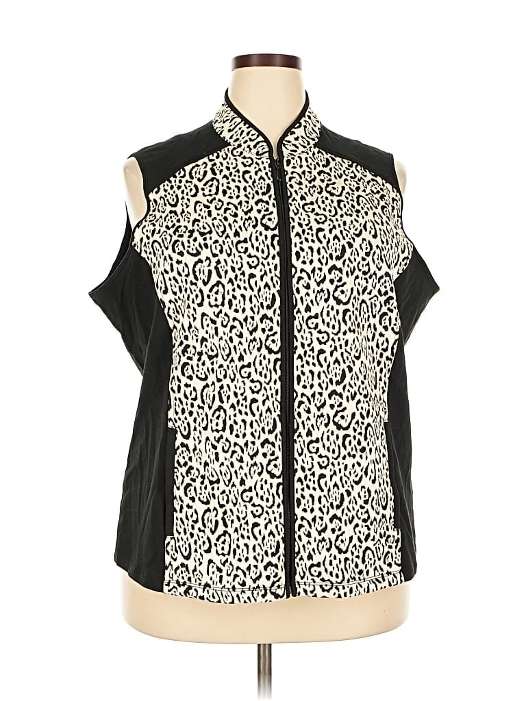 Pre-owned Ruby Rd. Vest In White