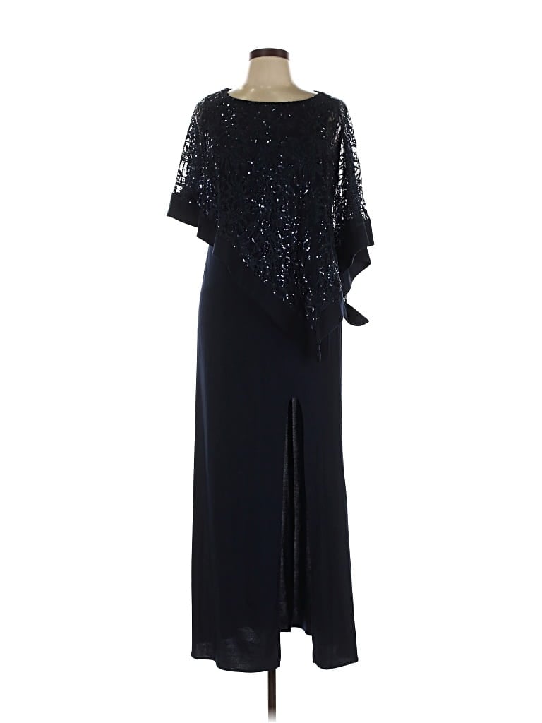 Pre-owned R & M Richards Cocktail Dress In Blue