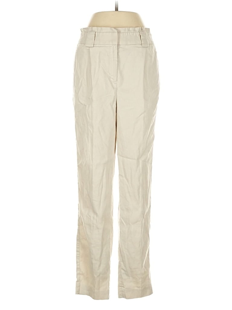 Pre-owned Express Linen Pants In White
