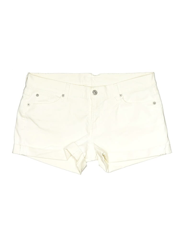 Pre-owned 7 For All Mankind Shorts In White