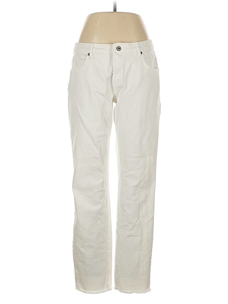 Pre-owned Carve Designs Casual Pants In White