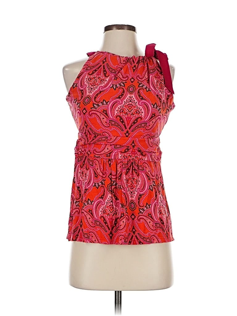 ANN TAYLOR Pre-owned Sleeveless Blouse In Red