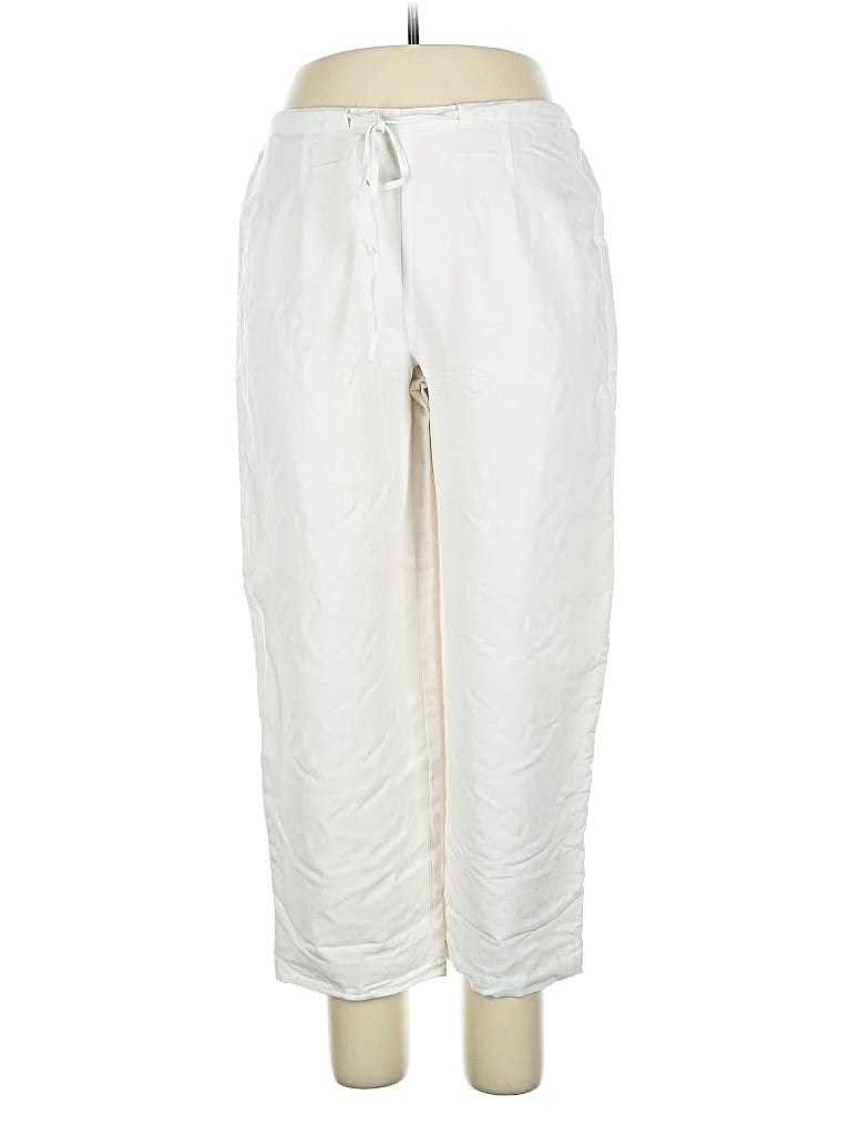 Pre-owned Sag Harbor Casual Pants In White