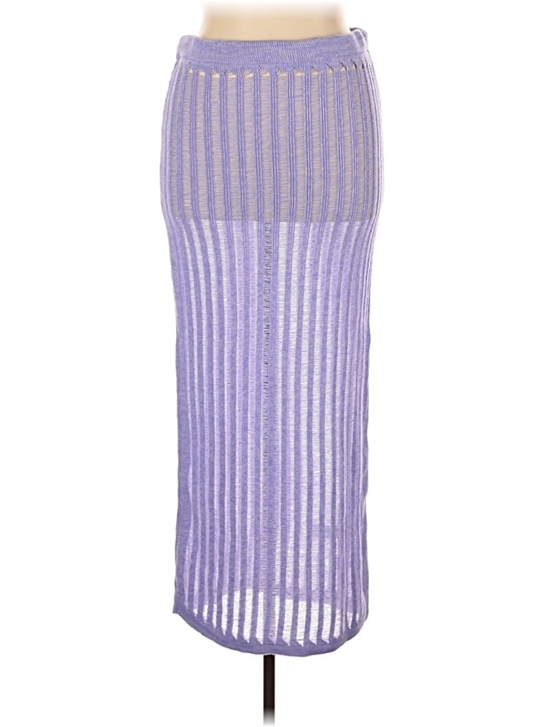 Prettylittlething Casual Skirt In Purple