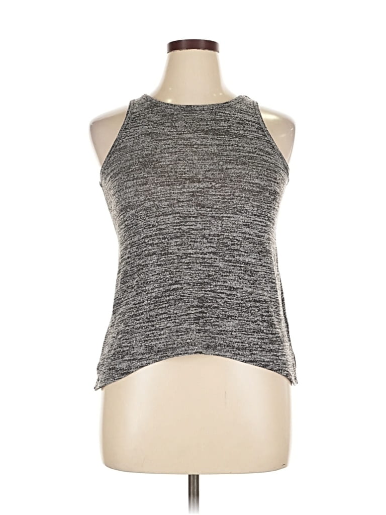 Pre-owned Old Navy Sleeveless Top Gray Halter Neckline Tops