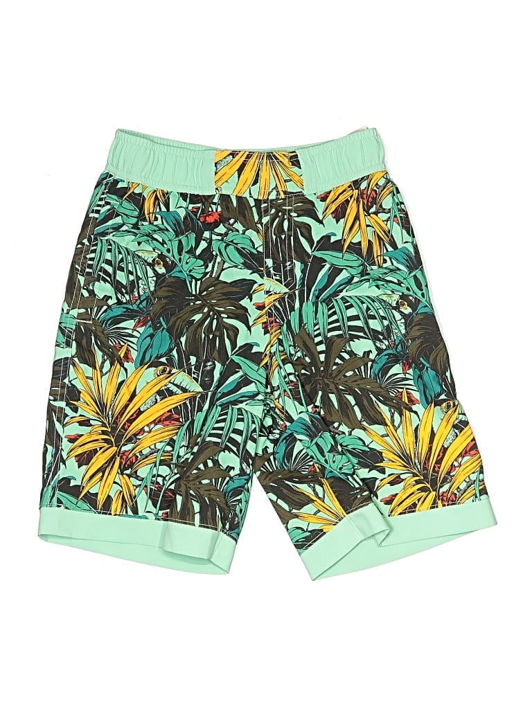 Pre-owned Columbia Kids' Board Shorts In Green