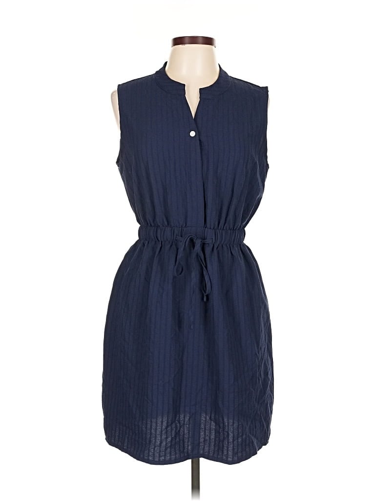 Pre-owned Shein Casual Dress In Blue