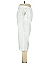 Alia Solid Ivory Casual Pants Size 14 - photo 4