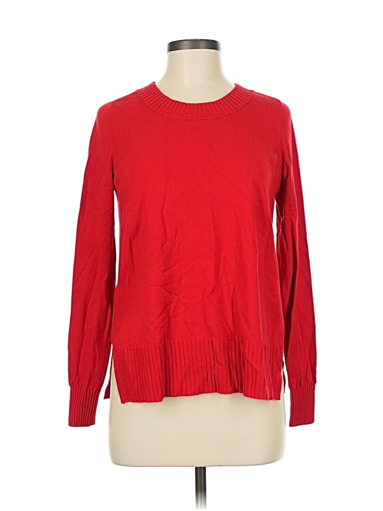 Pre-owned Lark & Ro Pullover Sweater In Red