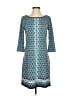 Max Studio Argyle Teal Casual Dress Size S - photo 1