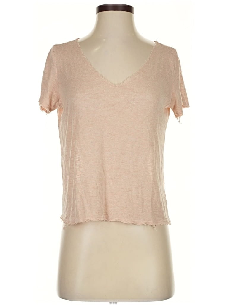 Pre-owned Project Social T Short Sleeve T-shirt In Brown