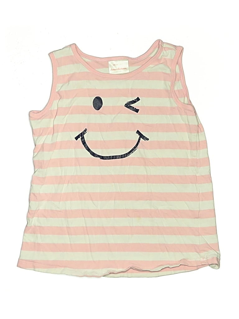 Pre-owned Hanna Andersson Kids' Sleeveless T-shirt In Pink