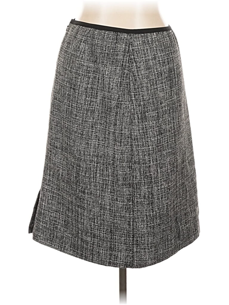 Pre-owned Nic + Zoe Formal Skirt In Gray
