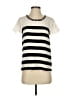 Madison Marcus 100% Silk Ivory Short Sleeve Top Size XS - photo 1